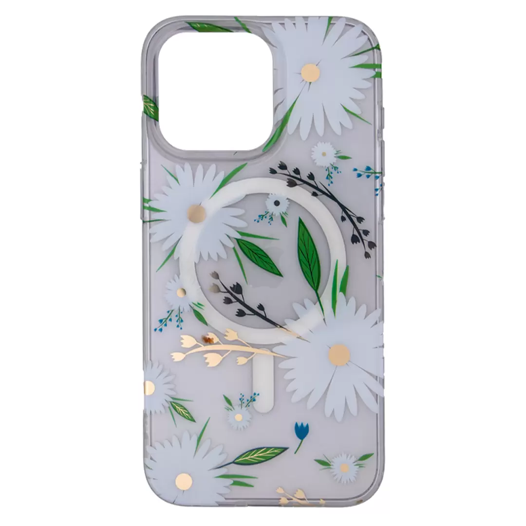 Samsung Galaxy S24 Designed case MagSafe White daisy